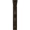 Ekena Millwork Bradford Wrought Iron Bracket, (Triple center brace), Antiqued Pale Gold 2"W x 10"D x 12"H BKTM02X10X12TBRAPG - alternate 6